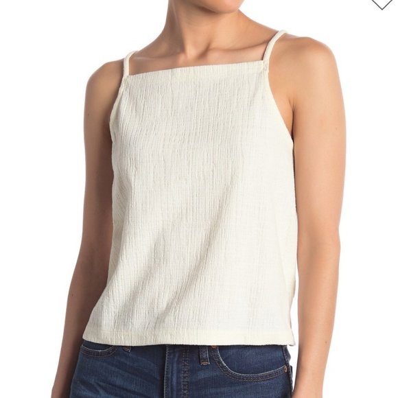 Madewell Tops - NWT Madewell Texture & Thread Apron Tank Top